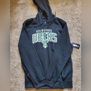 New Milwaukee Bucks Black NBA UNK Sweatshirt Mens X-Large XL Hoodie Giannis Dame